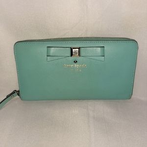 Kate Spade turqoise wallet